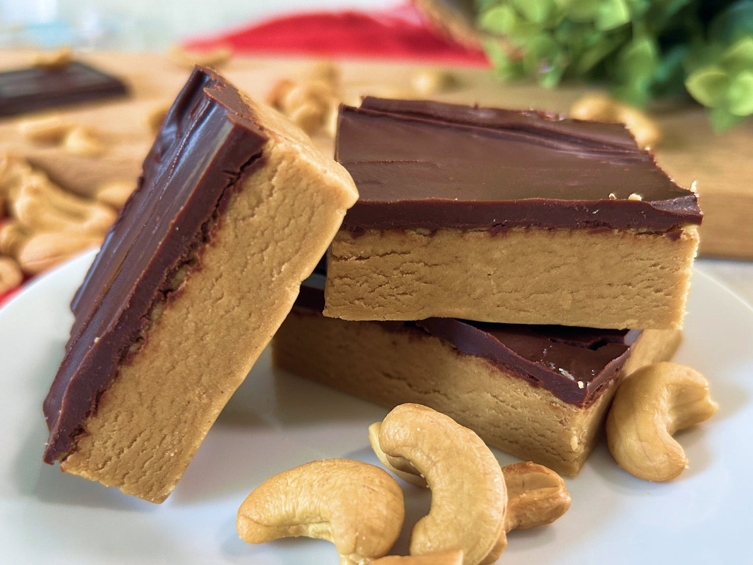 No-Bake Chocolate Cashew Butter Bars: Rich Energy in Every Bite
