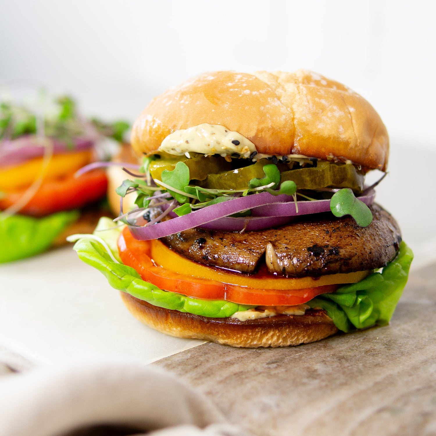 Portobello Mushroom Burger Recipe