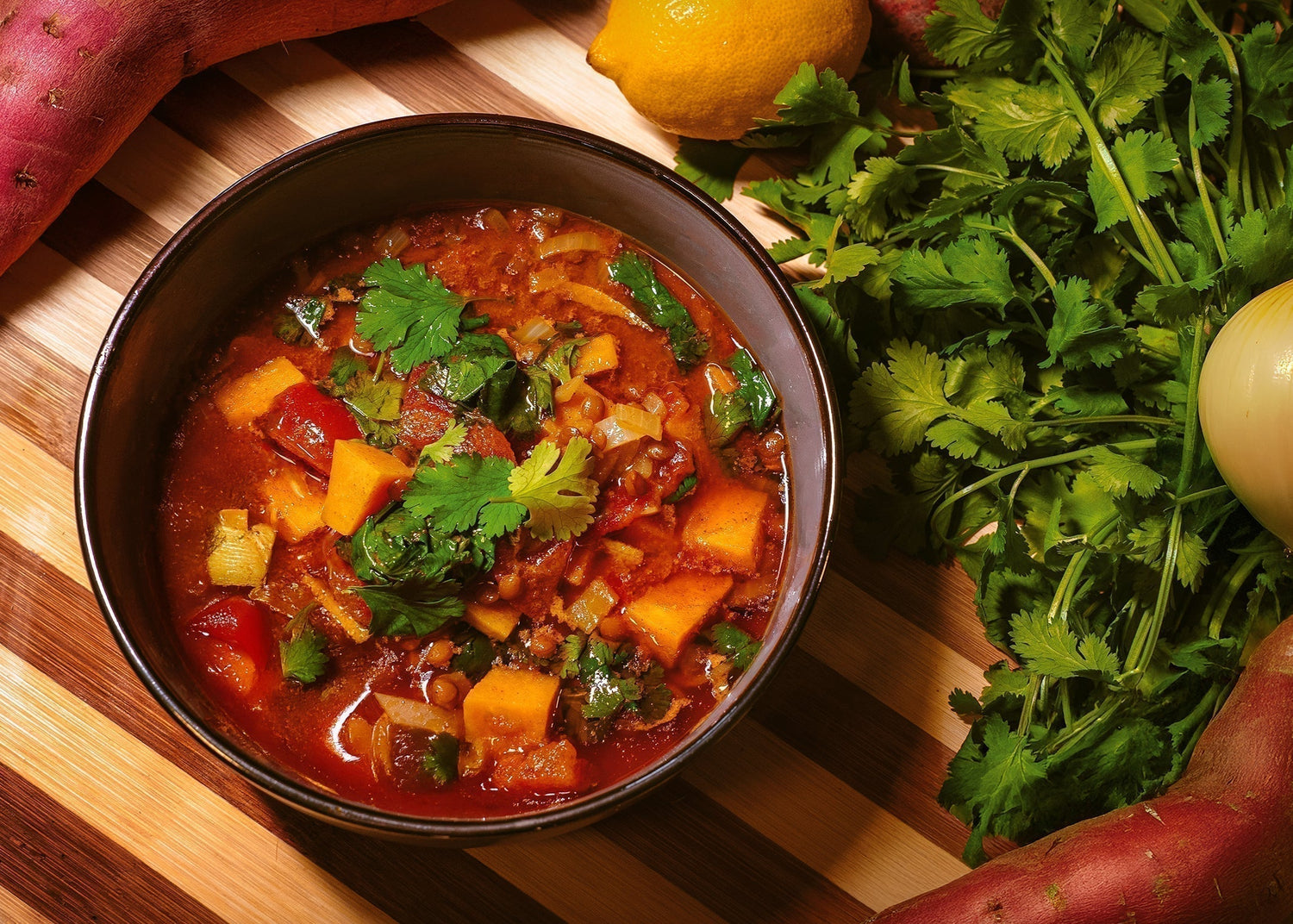 Sweet Potato, Lentil, and Coconut Curry