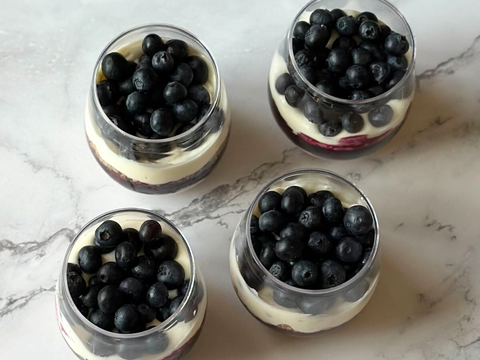 No-Bake Blueberry Cheesecake Parfait