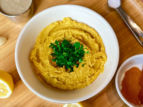 Anti-Inflammatory Turmeric Hummus Recipe